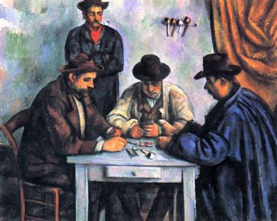Giocatori di carte - dipinto Paul Césanne