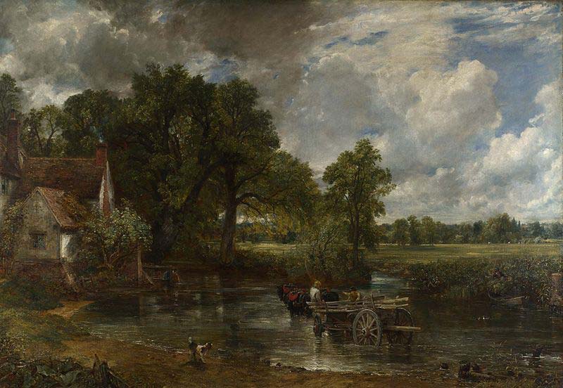 Il carro di fieno - dipinto di John Constable
