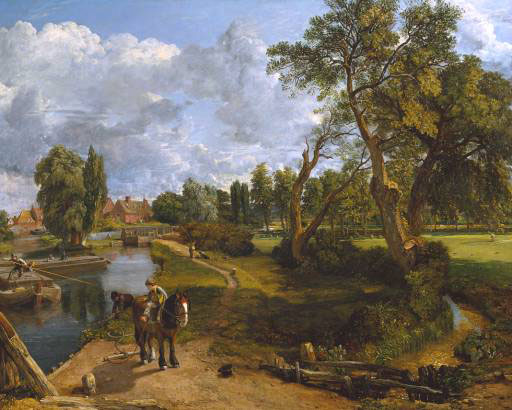 Il mulino di Flatford - dipinto di John Constable