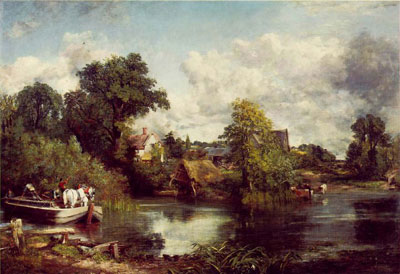 The white horse - dipinto di John Constable