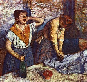 Le stiratrici opera di Edgard Degas
