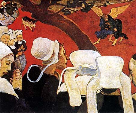 La visione dopo il sermone, dipinto di Paul Gauguin