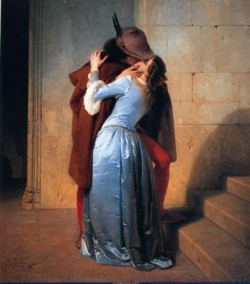 Il bacio - dipinto di Francesco Hayez