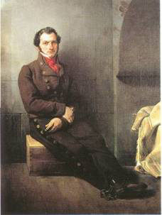 Ritratto del Conte Arese in carcere - dipinto di Francesco Hayez Ritratto del Conte Arese in carcere - dipinto di Francesco Hayez