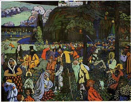 La vita variopinta dipinto di Vasilij Kandinskij