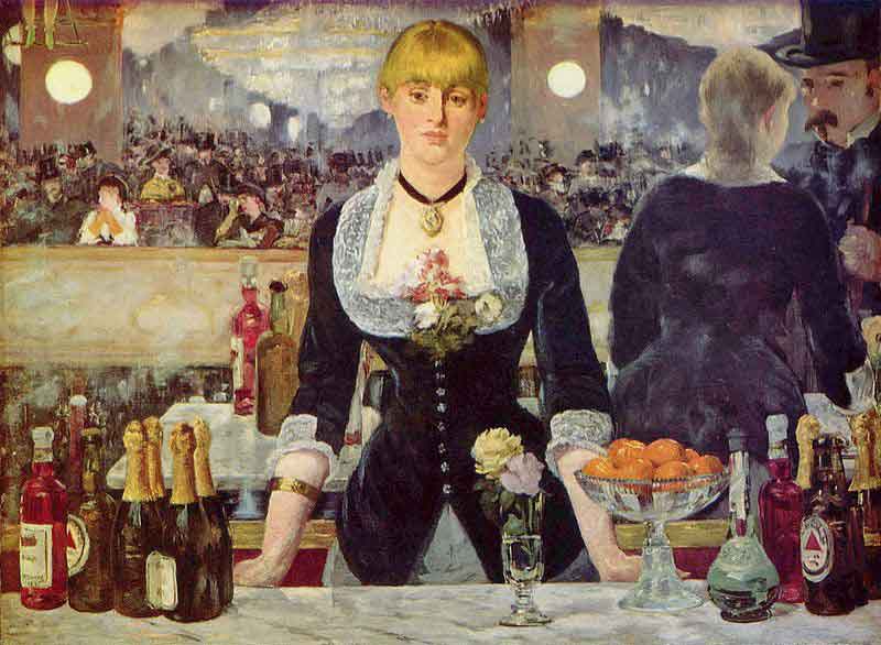 Il bar alle Folies-Bergère di Edouard Manet