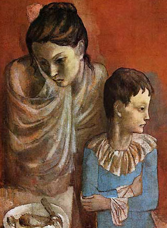 Madre e figlio - dipinto di Pablo Picasso