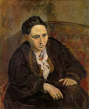 Ritratto di Geltrude Stein - dipinto di Pablo Picasso