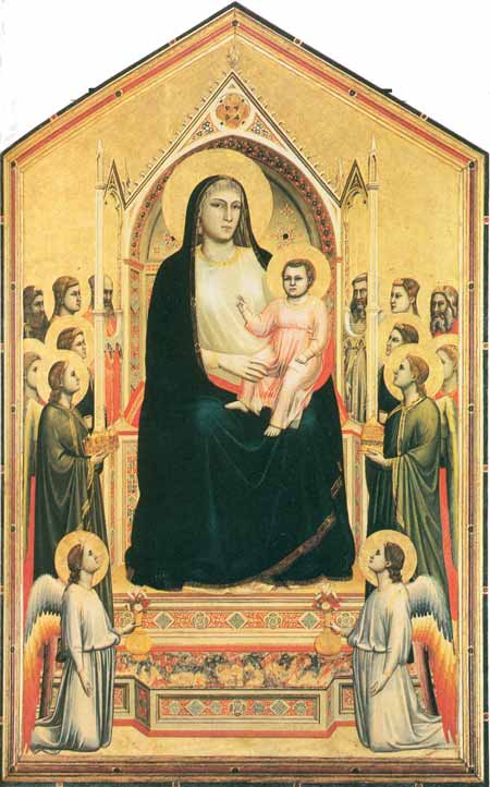 Madonna in maesta - dipinto di Giotto