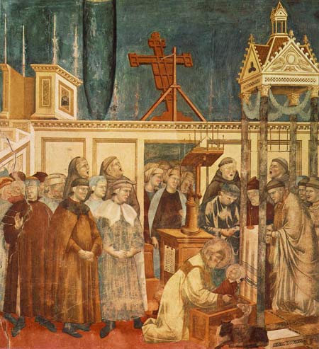 Il presepe di Greggio - dipinto di Giotto