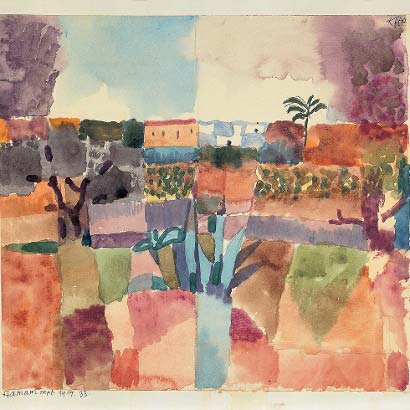 Hammamet - dipinto di Paul Klee