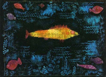 Il pesce dorato - dipinto di Paul Klee