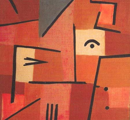 Sguardo dal rosso - dipinto di Paul Klee
