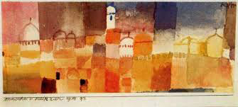 Vista di Kairouan - dipinto di Paul Klee