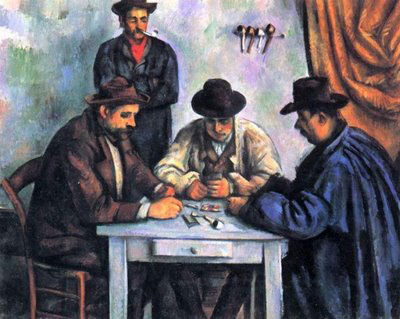 Giocatori di carte - dipinto Paul Césanne Giocatori di carte - dipinto Paul Césanne
