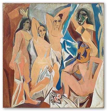Les demoiselles d'Avignon - dipinto di Pablo Picasso Les demoiselles d'Avignon - dipinto di Pablo Picasso