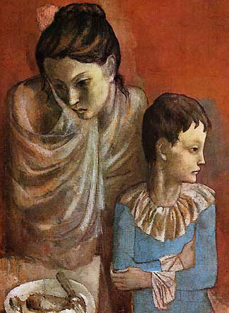 Madre e figlio - dipinto di Pablo Picasso Madre e figlio - dipinto di Pablo Picasso