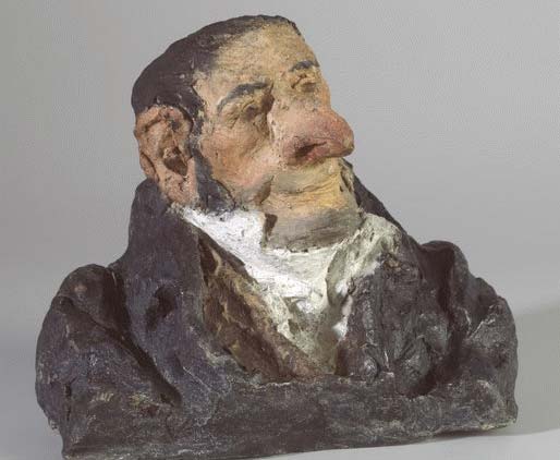 Conte Antoine-Maurice Apollinaire d'Argout busto-caricatura di Honor&eacute; Daumier