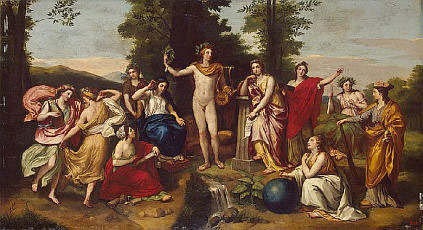 Parnaso - dipinto di Mengs Parnaso - dipinto di Mengs