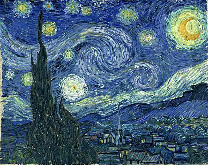 Van Gogh: Notte stellata