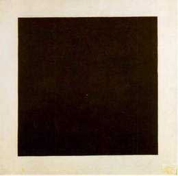 Quadrato nero dipinto di Kasimir Malevich Kasimir Malevich, 'Quadrato nero su sfondo bianco'