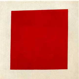 Quadrato rosso dipinto di Kasimir Malevich Kasimir Malevich, 'quadrato rosso'